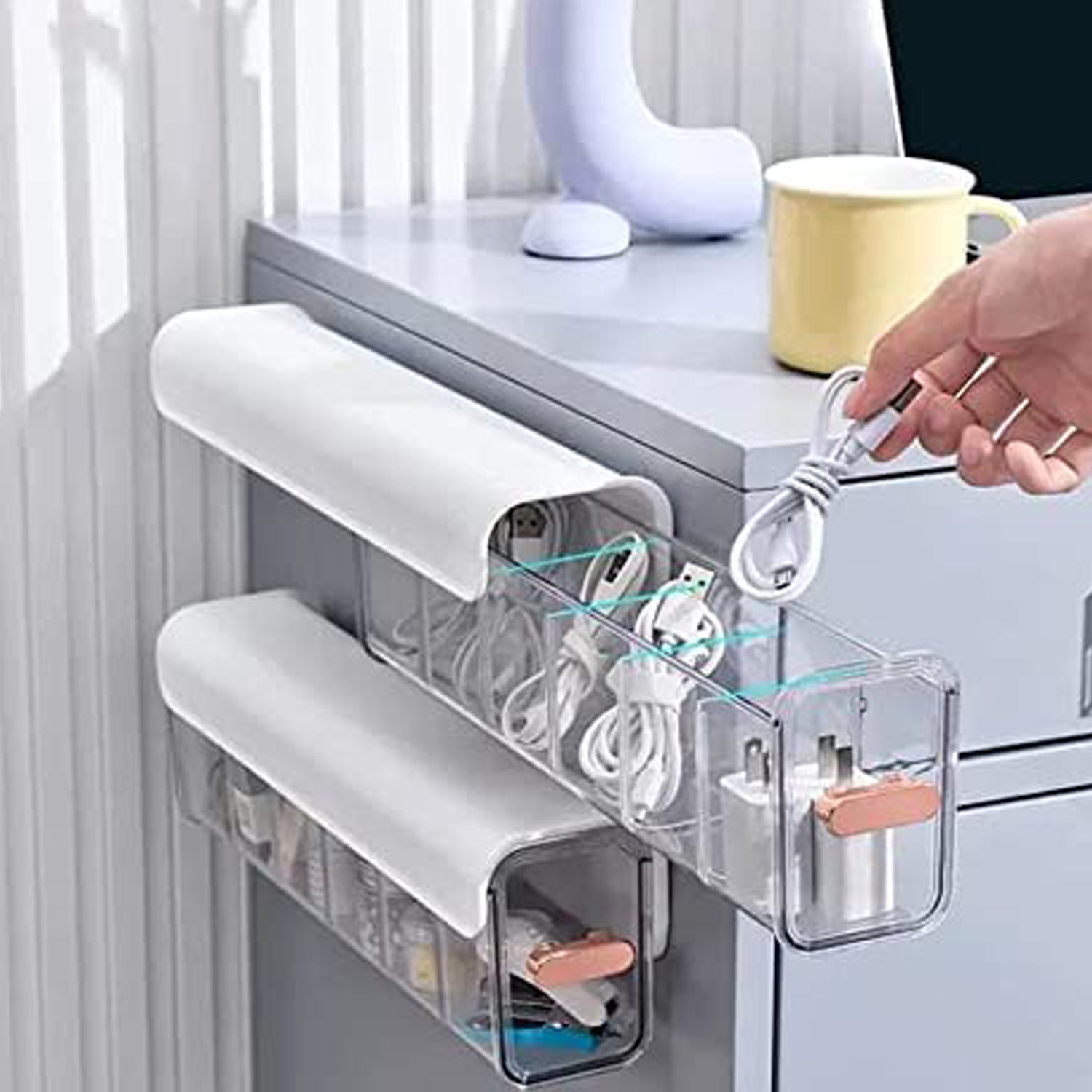 7877 Quirk Drawer Underwear Organizer Divider, Wall Mount 5 Cell Drawer Storage Boxes and Acrylic Organizers for Lingerie, Socks, Ties, Data Cable, Spices Organization and Storage. DeoDap 7877 Quirk Drawer Underwear Organizer Divider, Wall Mount 5 Cell Drawer Storage Boxes and Acrylic Organizers for Lingerie, Socks, Ties, Data Cable, Spices Organization and Storage. DeoDap
